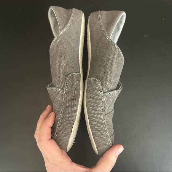 MERRELL Gray Inde Canvas Slip On Shoes Women's‎ Size 7 Flat Casual Loafers - Picture 7 of 9